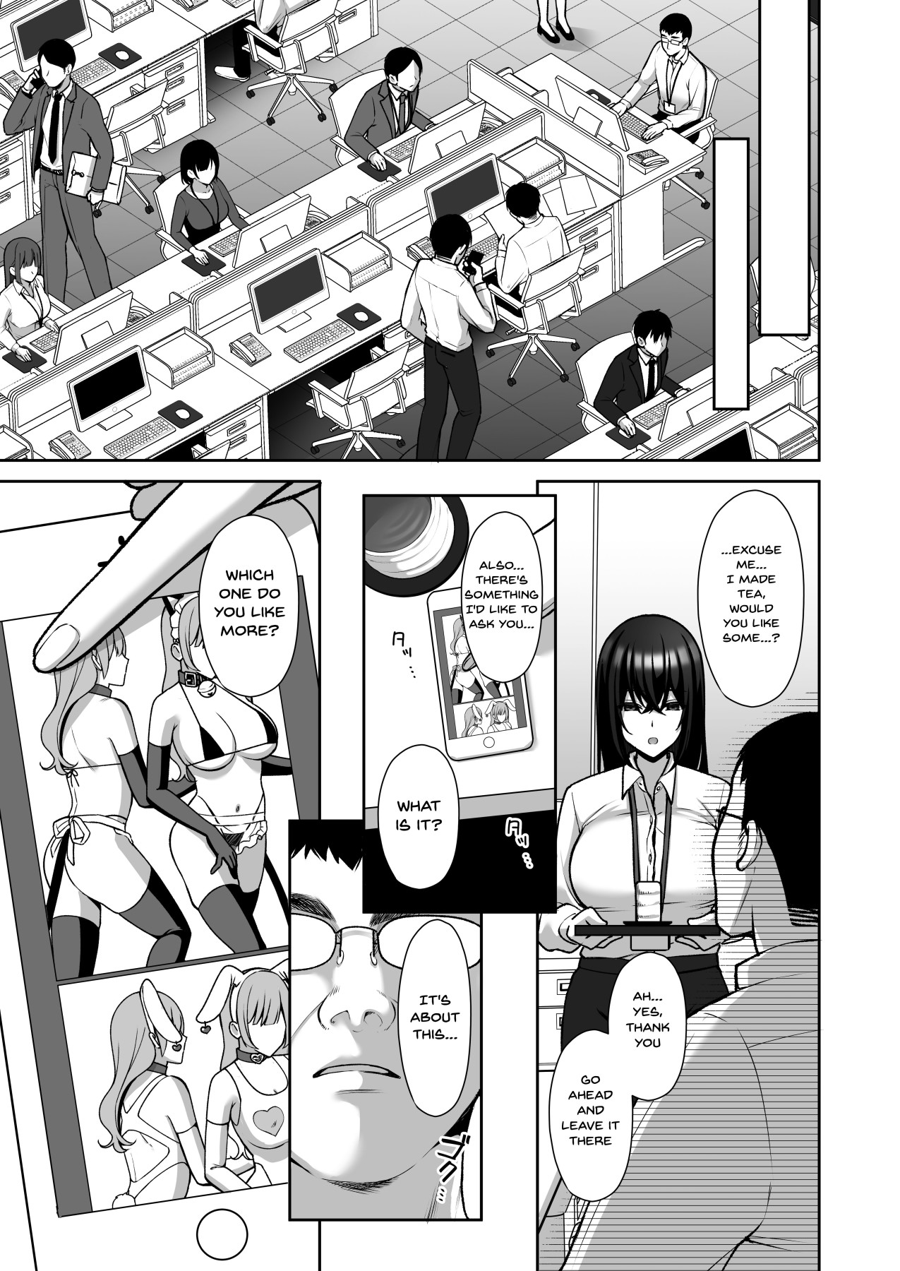 Hentai Manga Comic-An Office Lady's Behind The Scenes Masochistic Onahole Training-Read-34